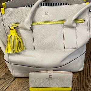 Kate Spade Colorblocked Bag and Wallet